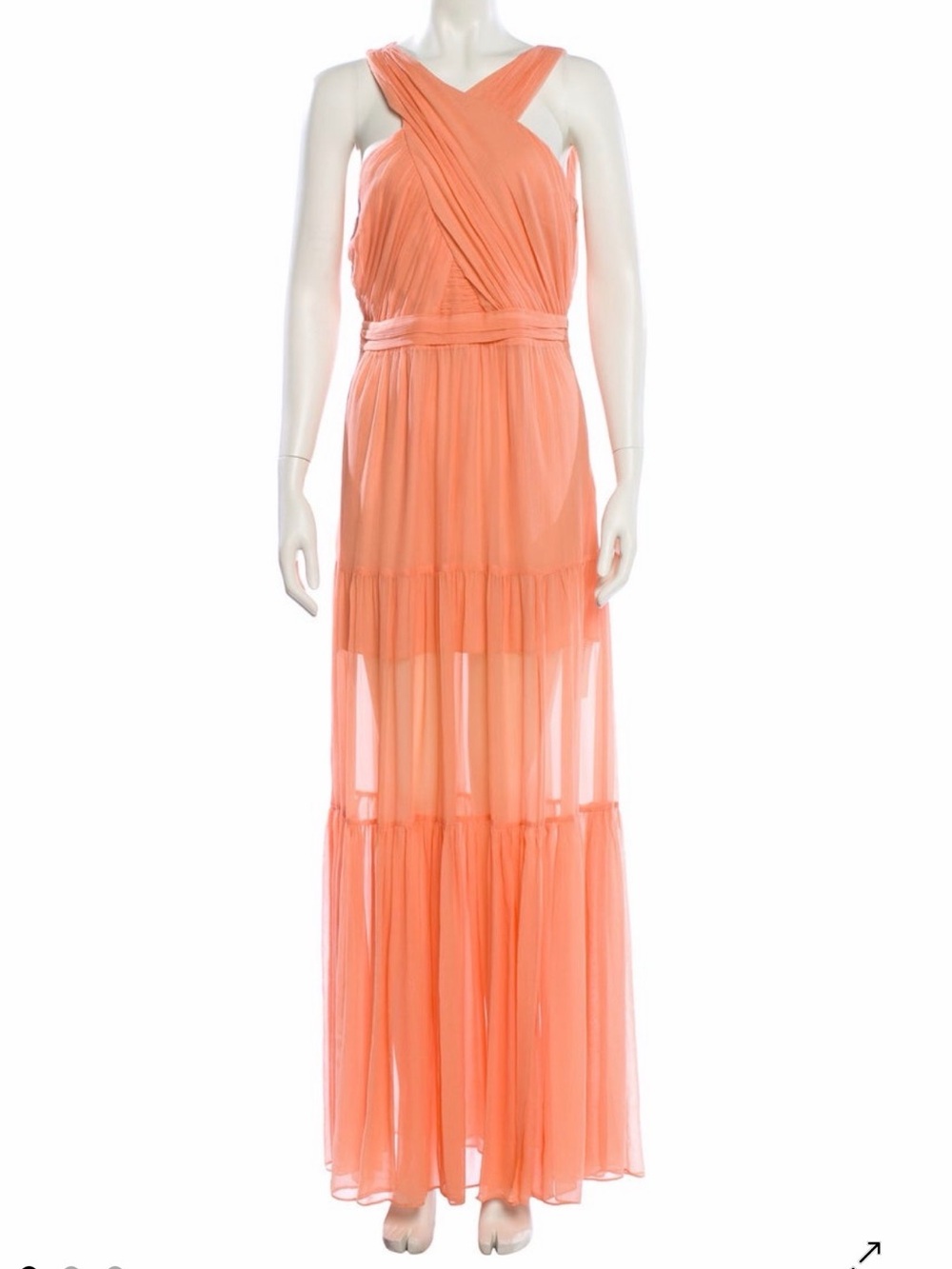 Veronica Beard Florencia Coral Silk Dress NWT